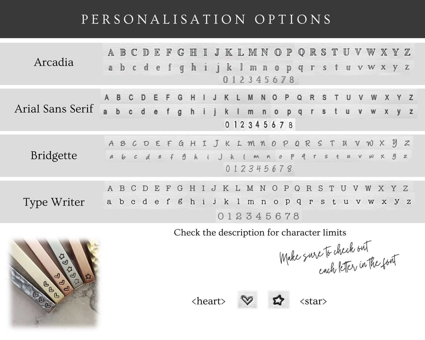 Personalised Heart Tag