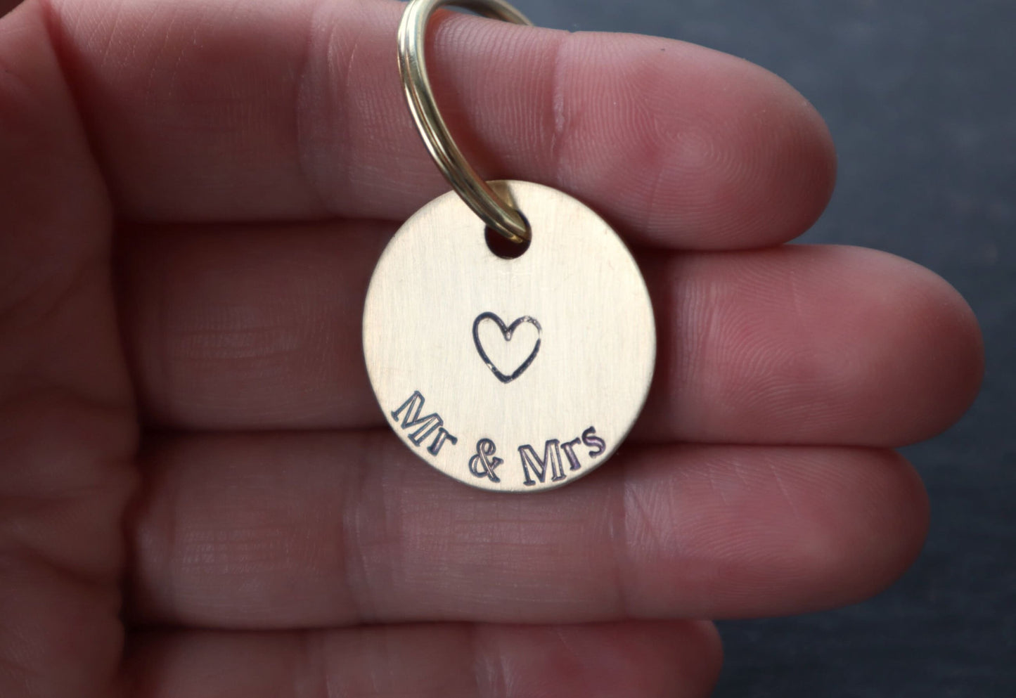 Personalised Heart Tag