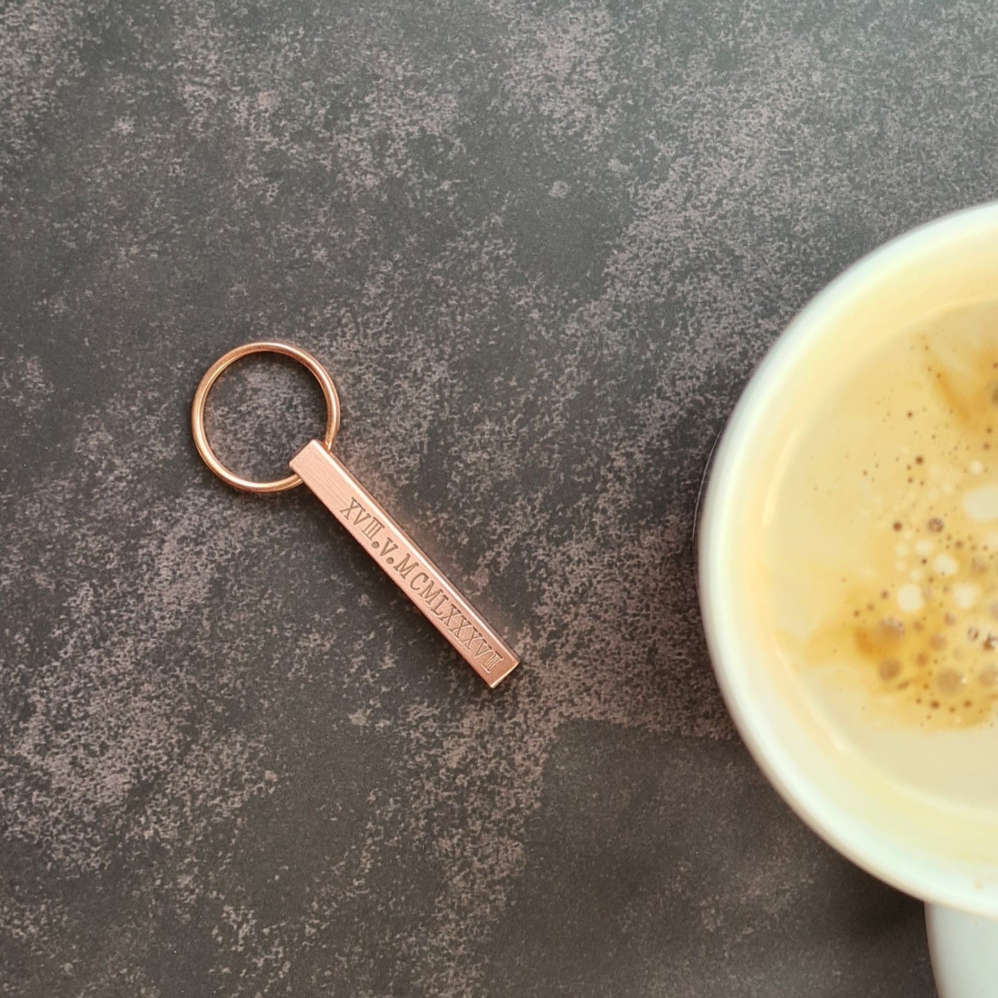 Roman Numeral Key Chain