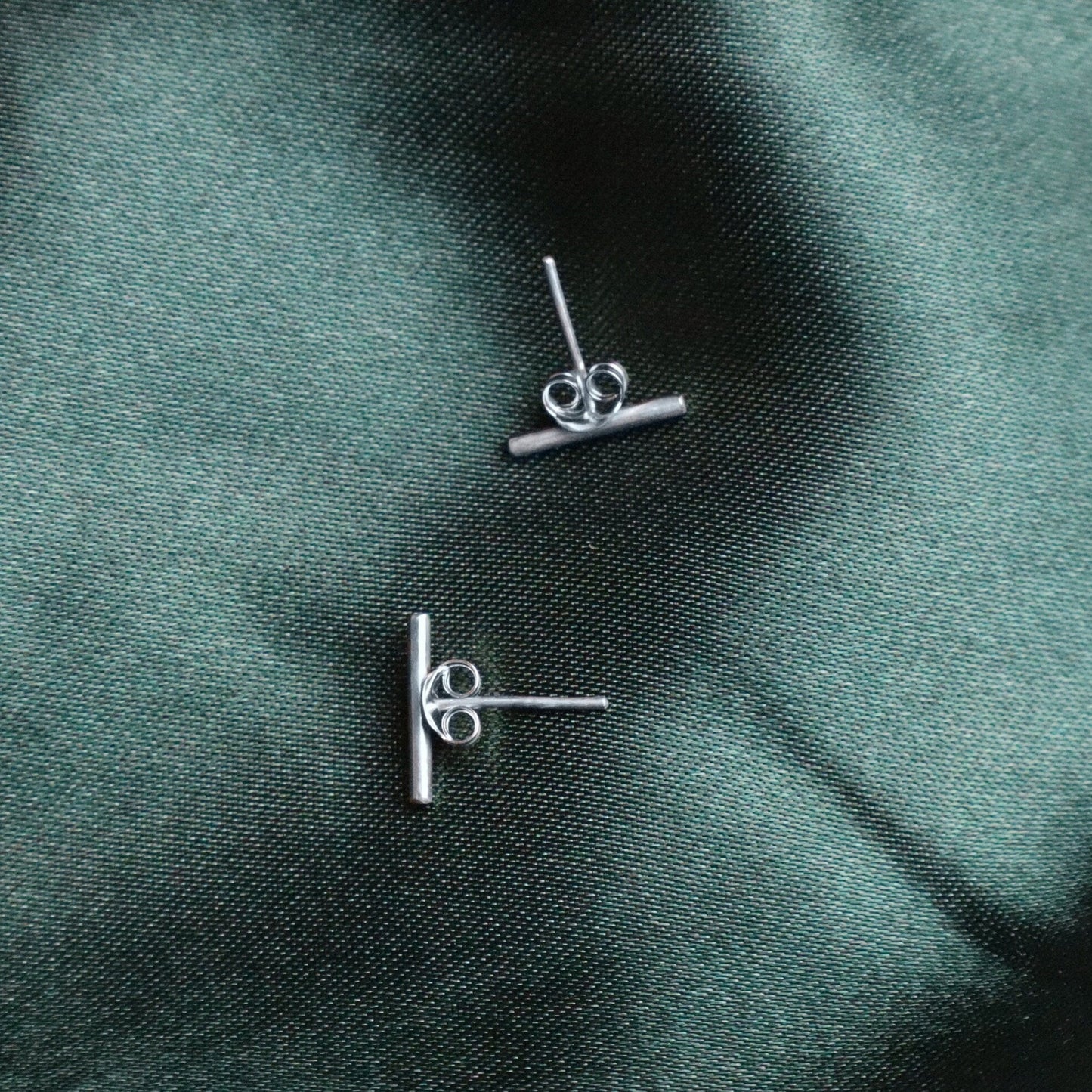 Bar Stud Earrings
