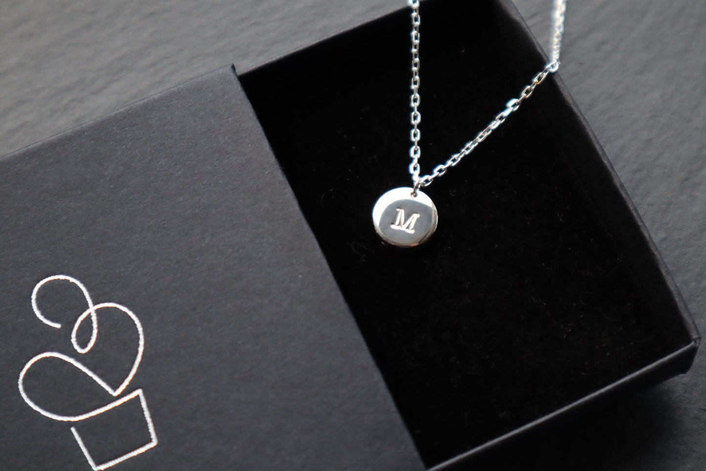 The Perfect Disc Necklace - Initial