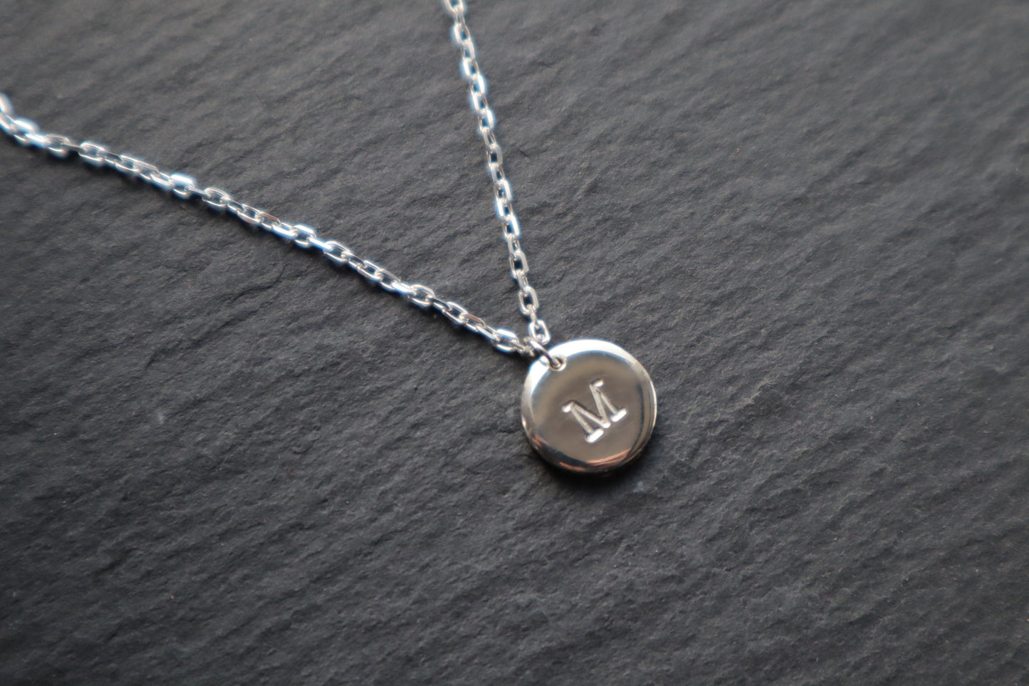 The Perfect Disc Necklace - Initial