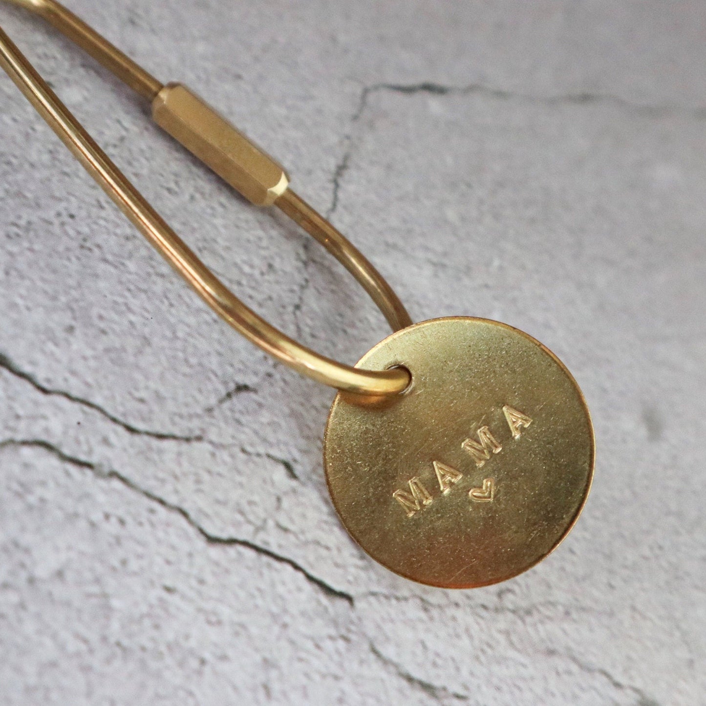 Brass Disc Key Chain - Multiple Sizes
