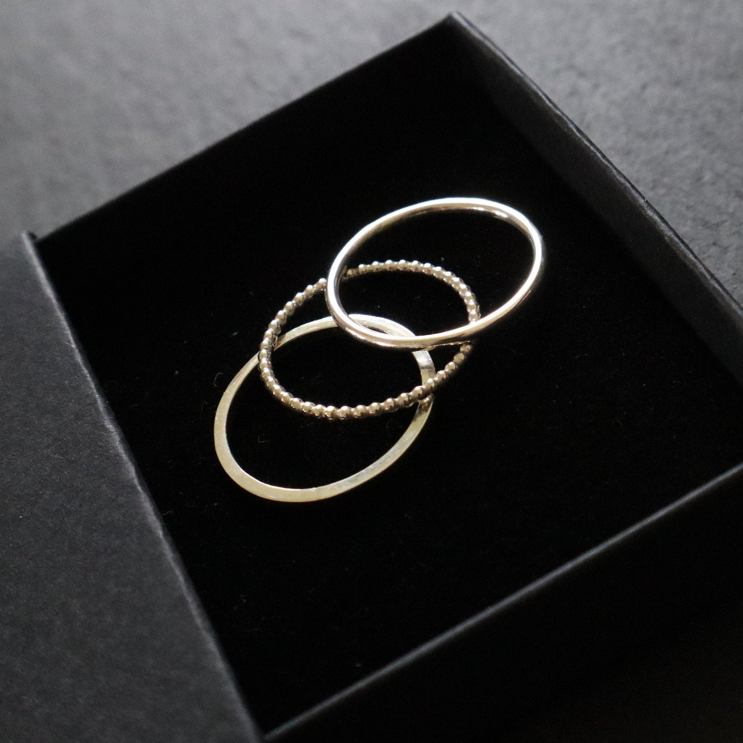 Stacker Rings, Set of Three Rings