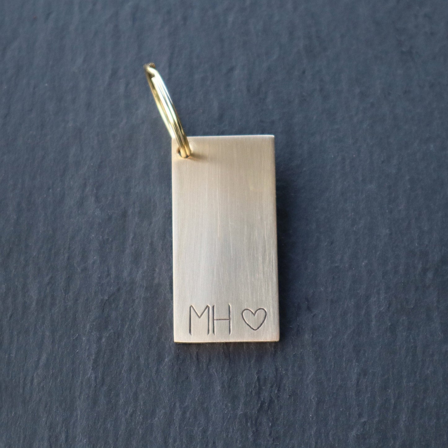 Monogram Rectangular Tag