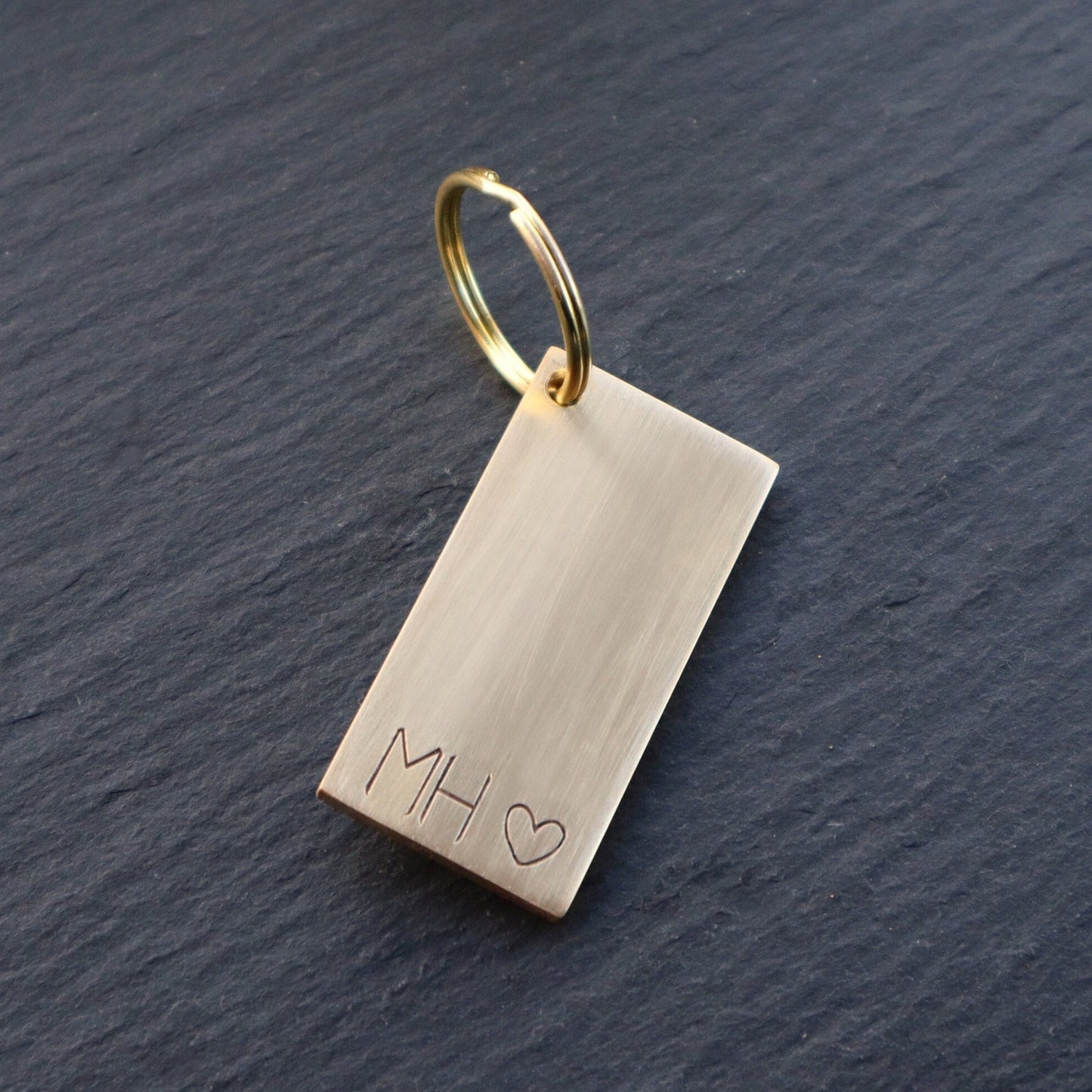 Monogram Rectangular Tag