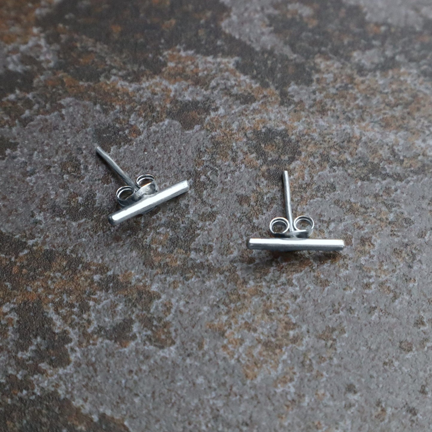 Bar Stud Earrings