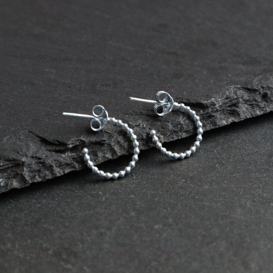 Beaded Hoop Earrings