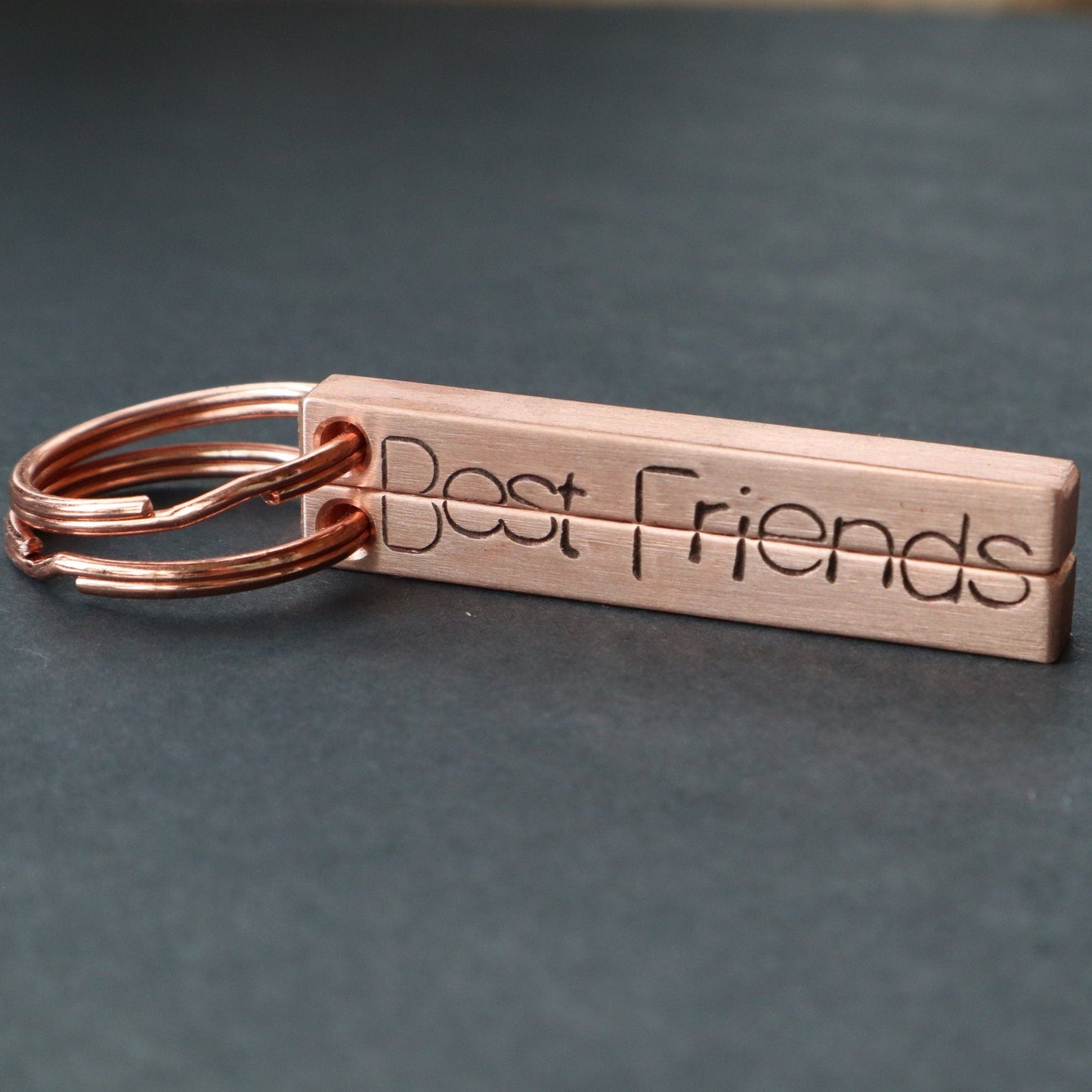 Personalised Pair of Key Rings