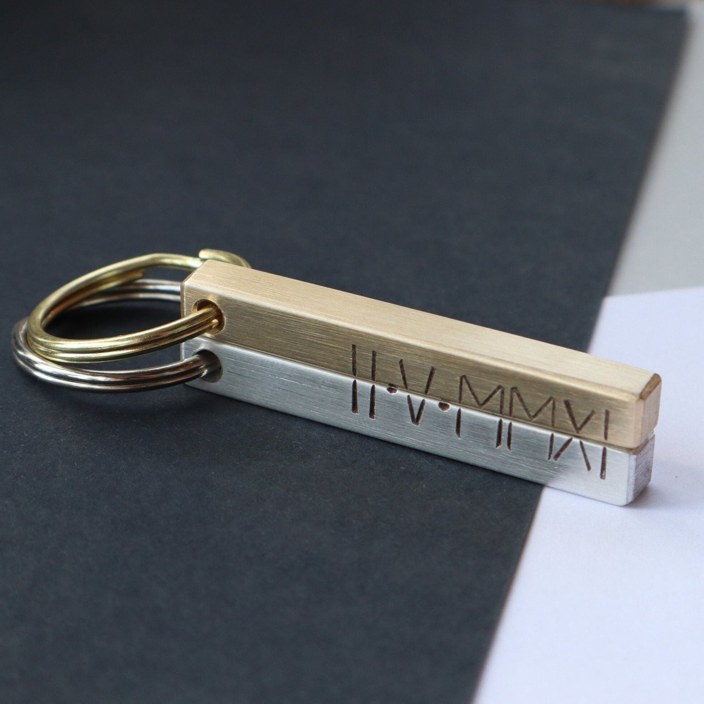 Personalised Pair of Key Rings